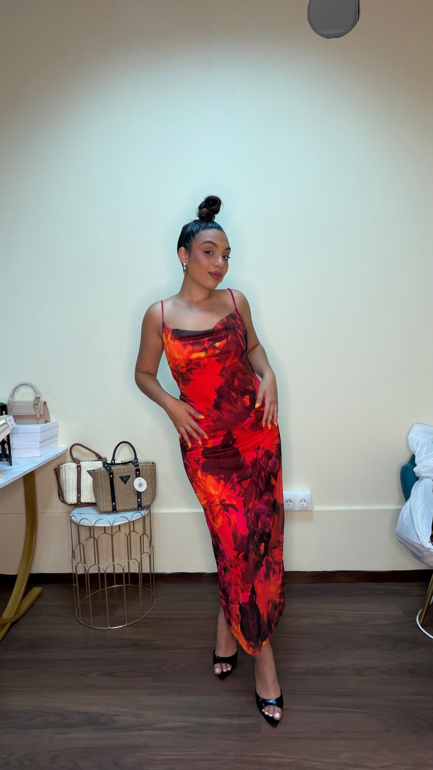 Vestido Tul Flores