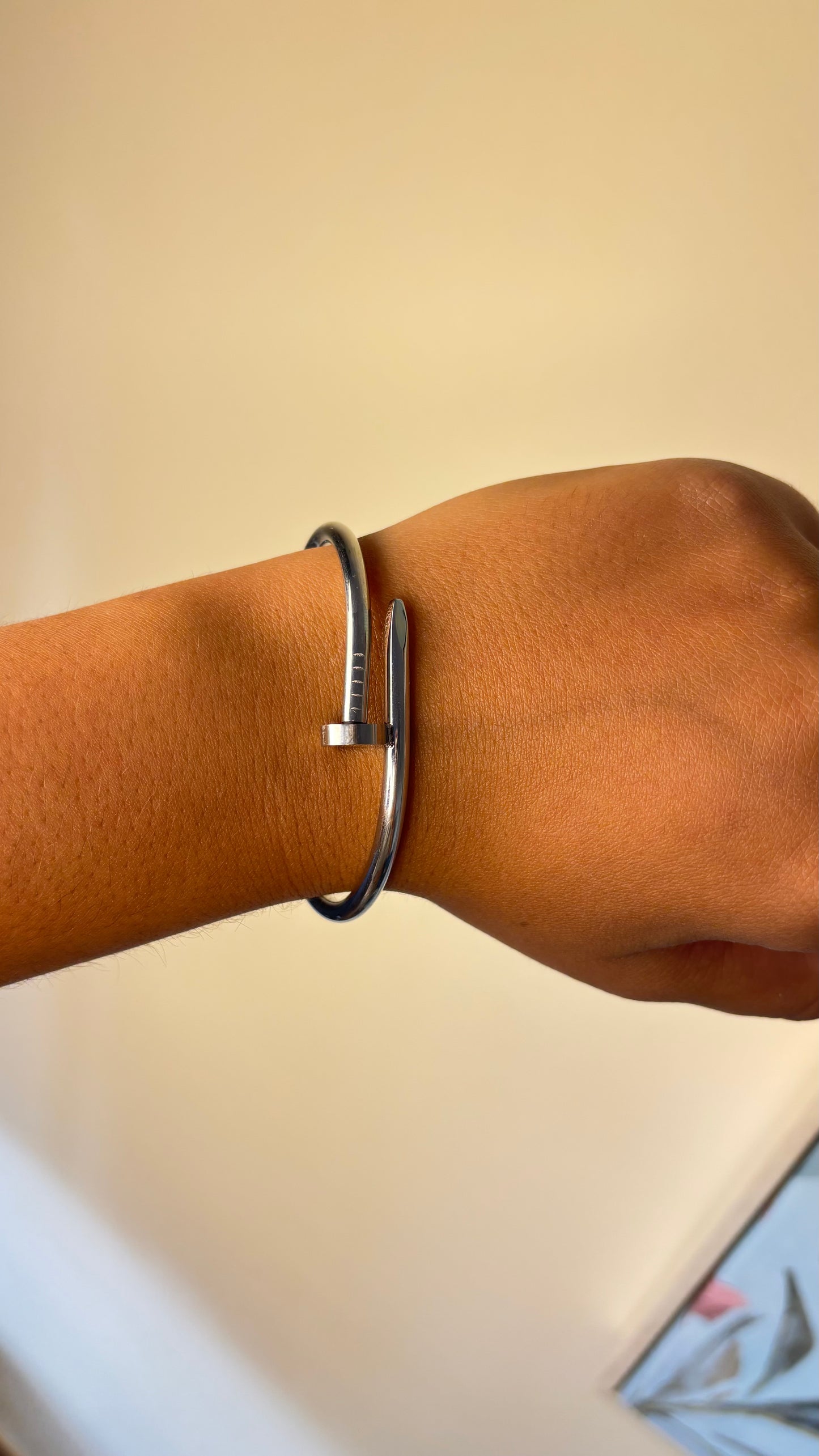 Pulsera clavo acero