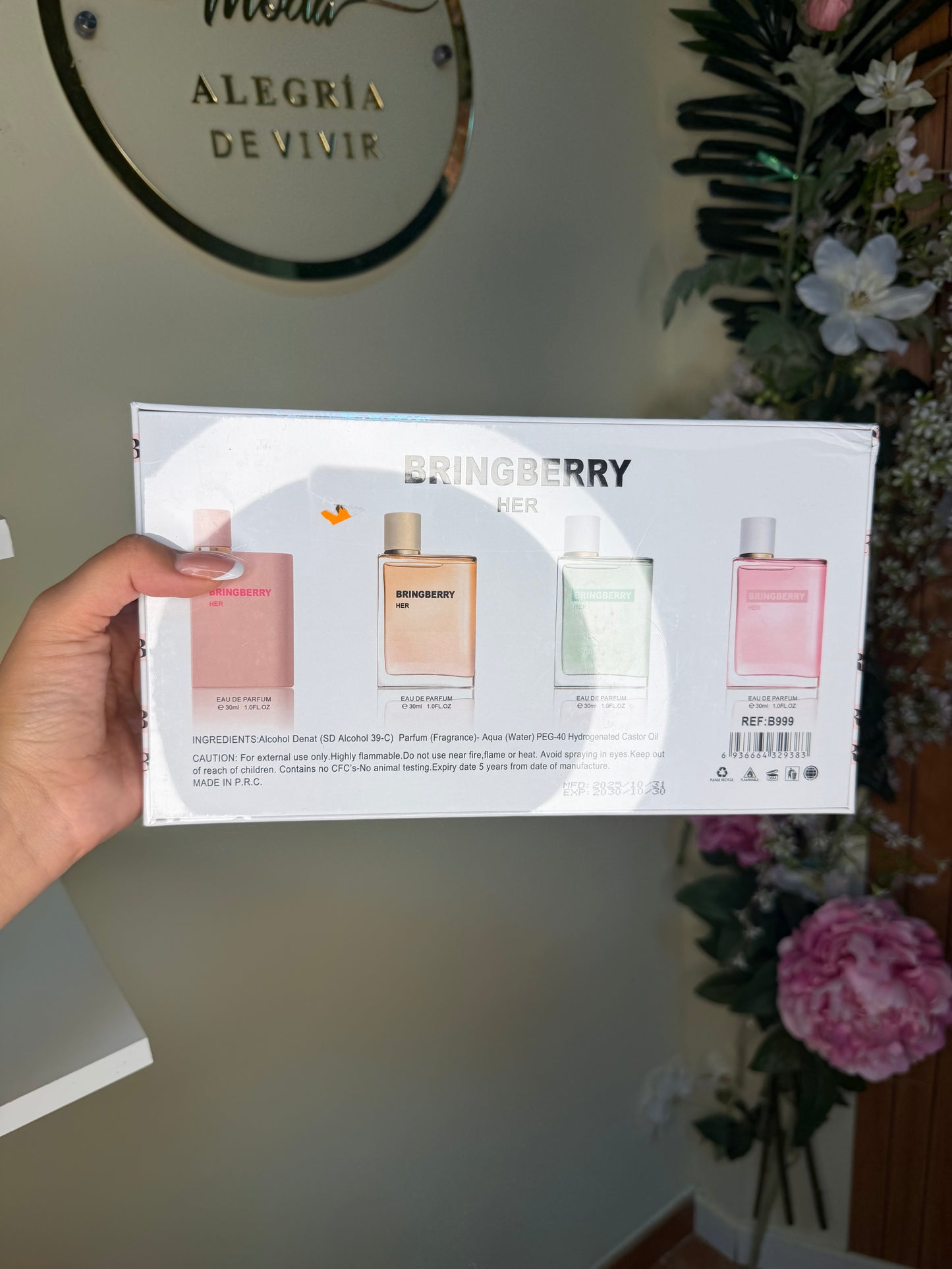 Estuche mini perfumes Bulberry