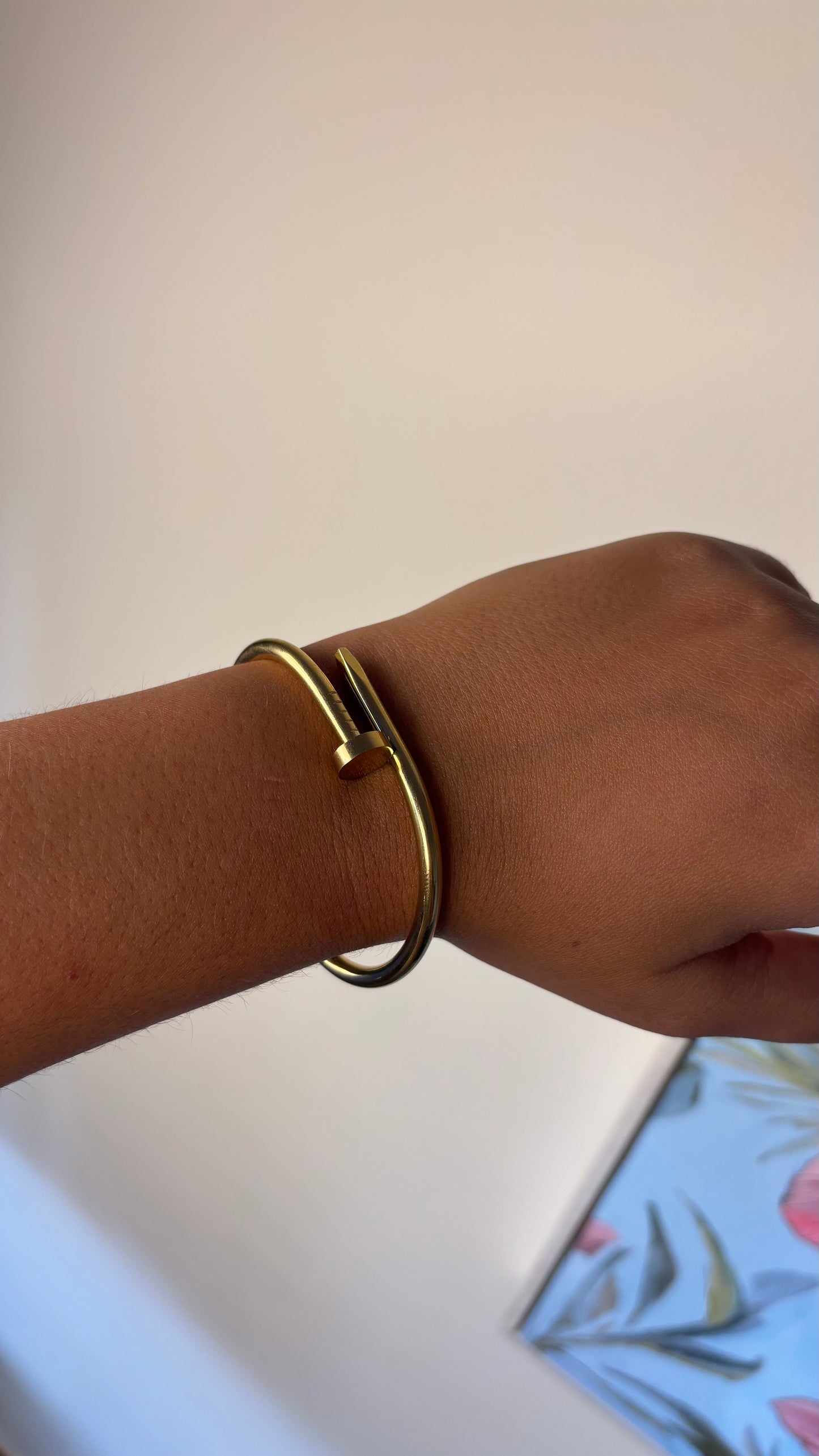 Pulsera clavo acero