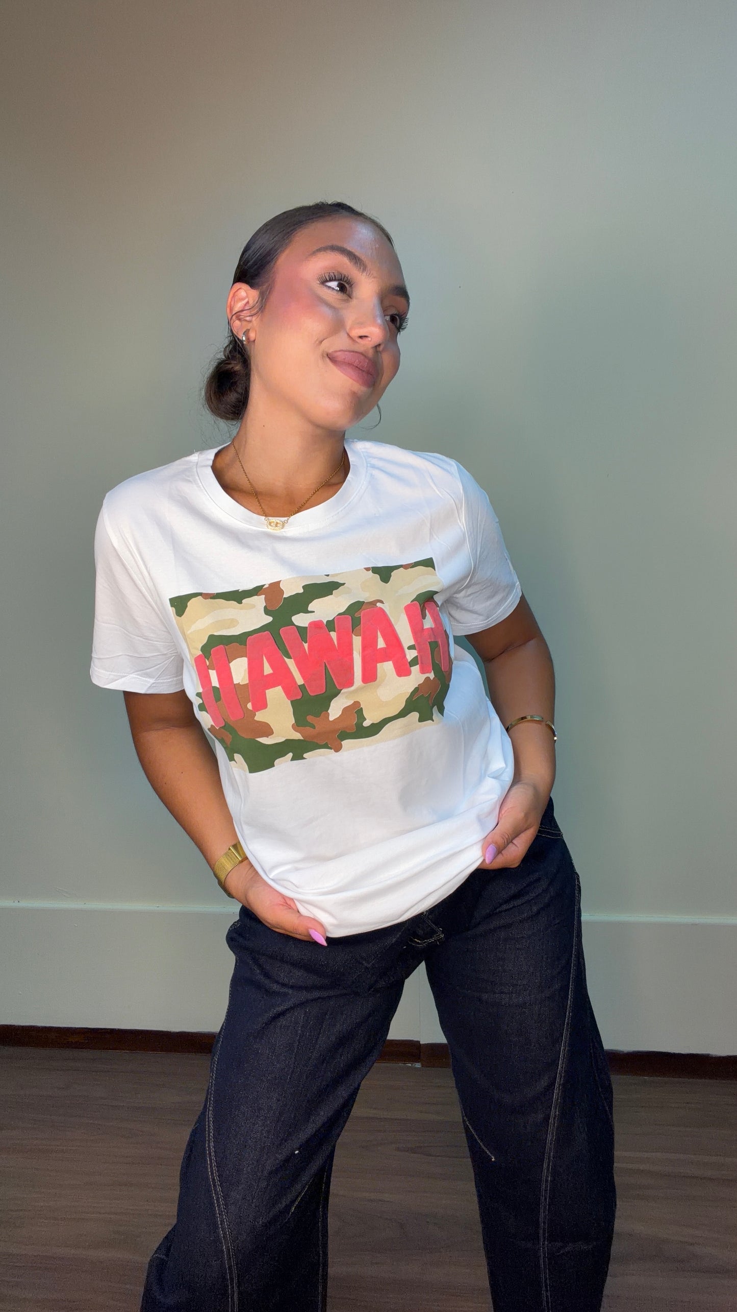 Camiseta Hawai camuflaje