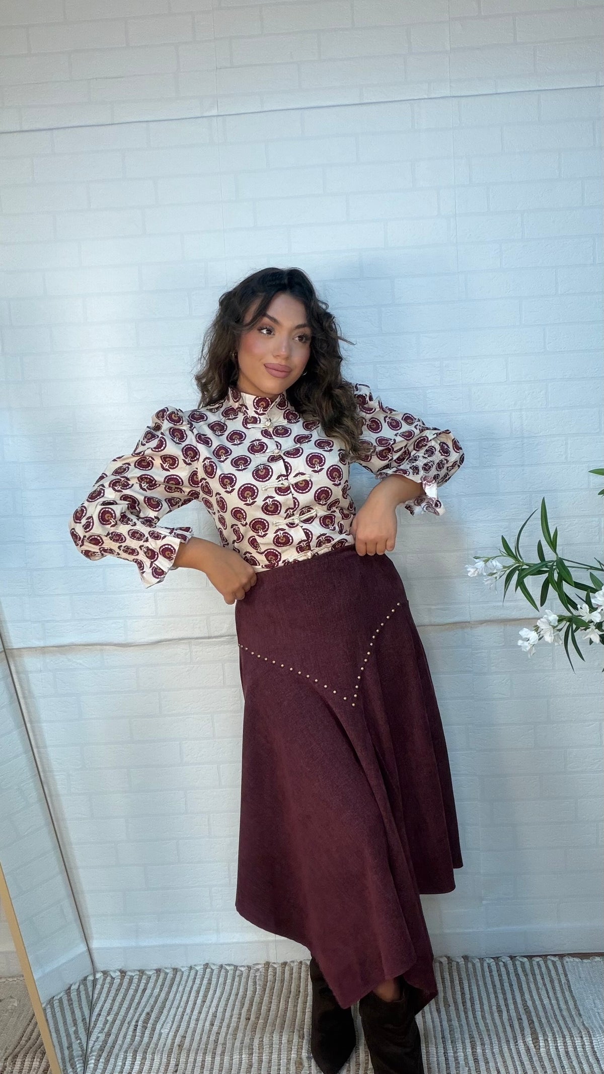 Falda tachuela