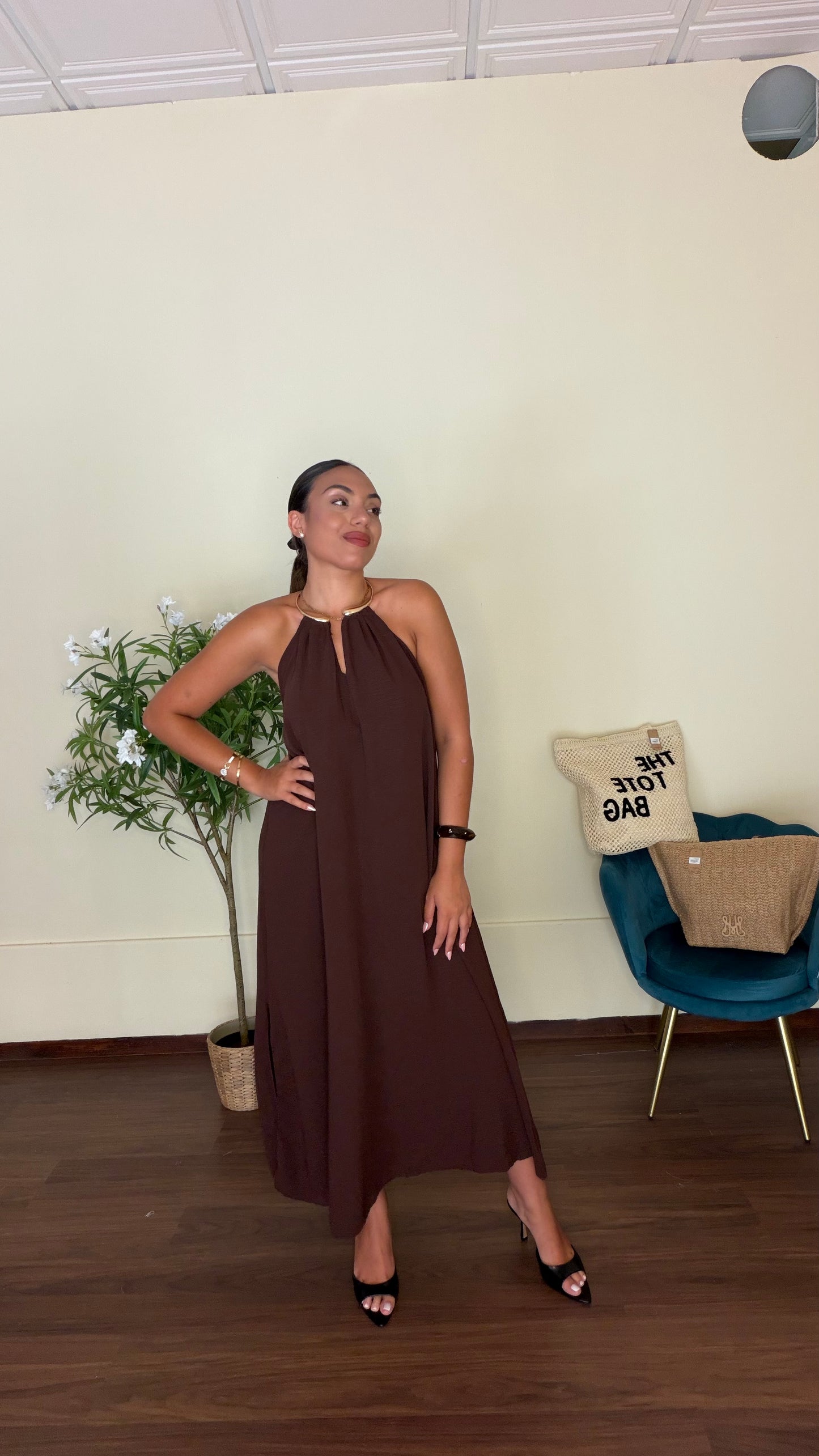 Vestido collar