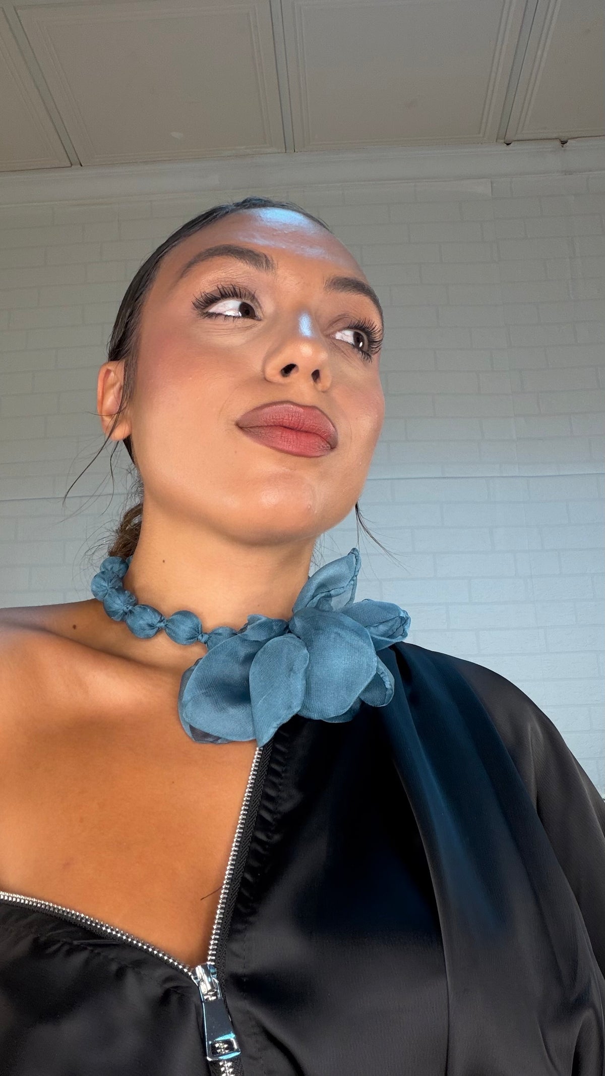 Collar Zara floral