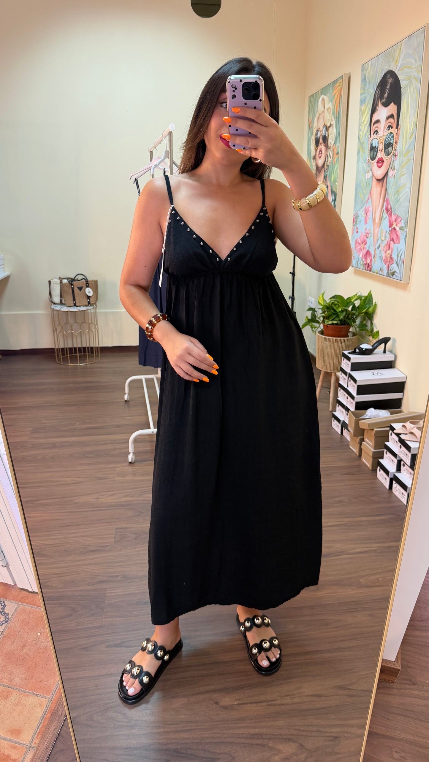 Vestido Tachuela