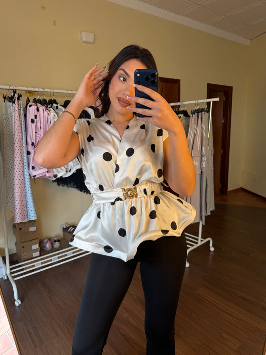 Blusa de lunares