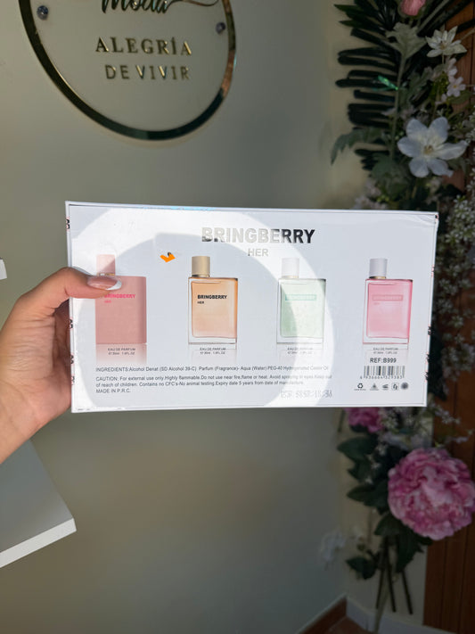 Estuche mini perfumes Bulberry