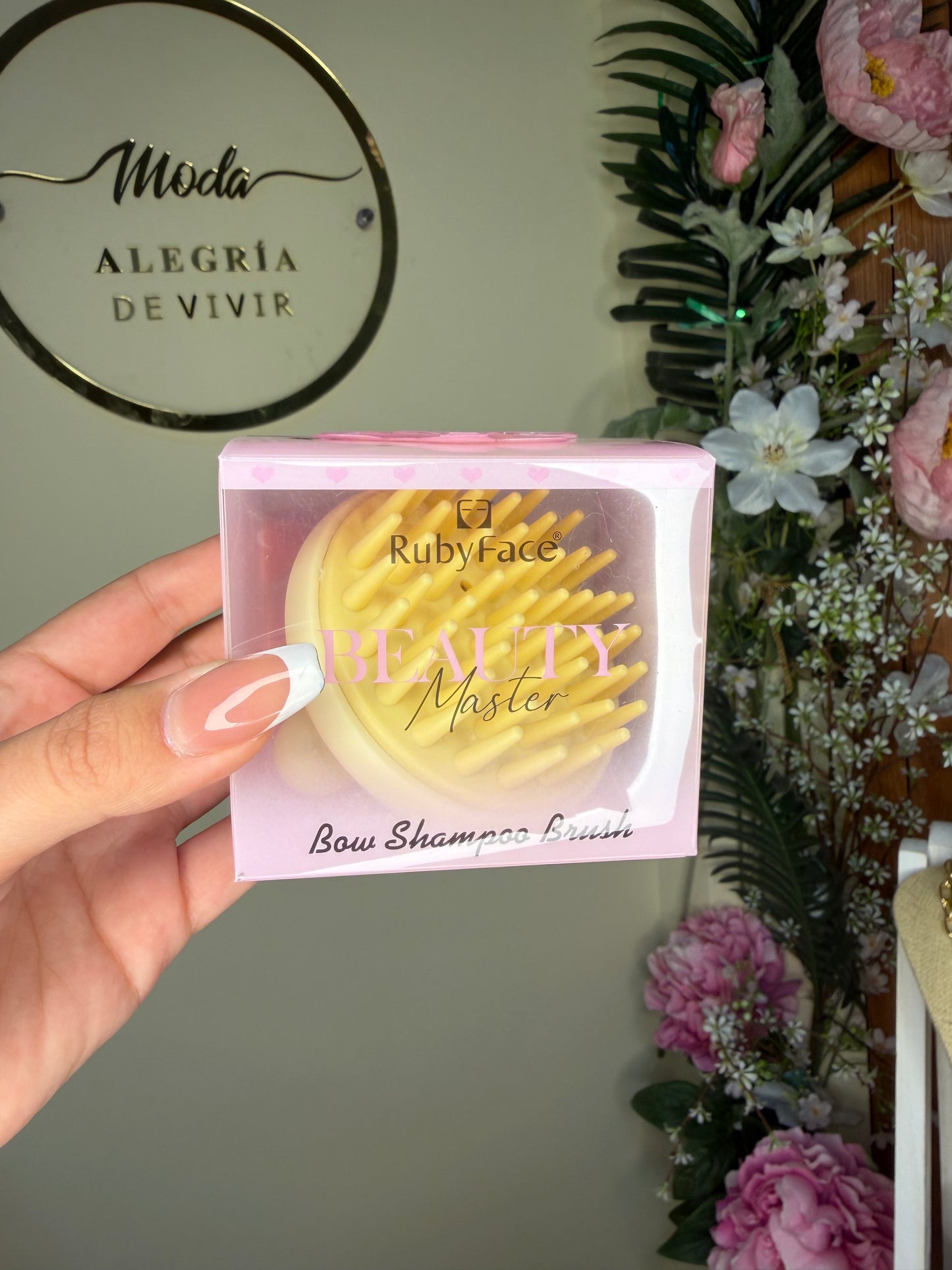 Cepillo masajeador de champú