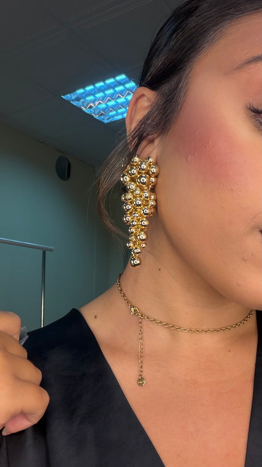 Pendientes bolitas