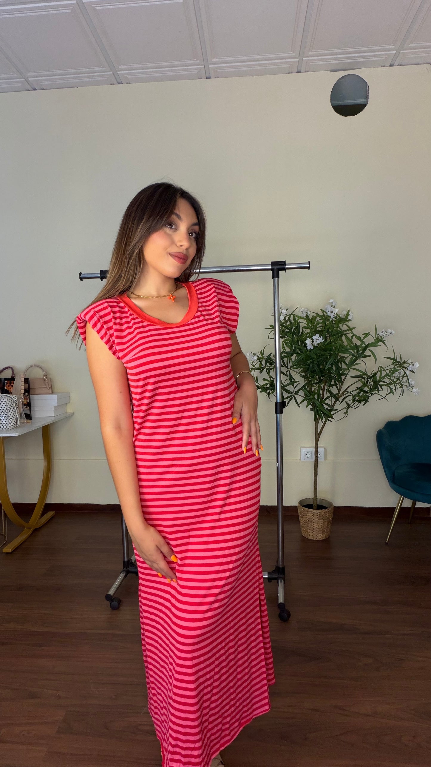 Vestido Viral de Rayas