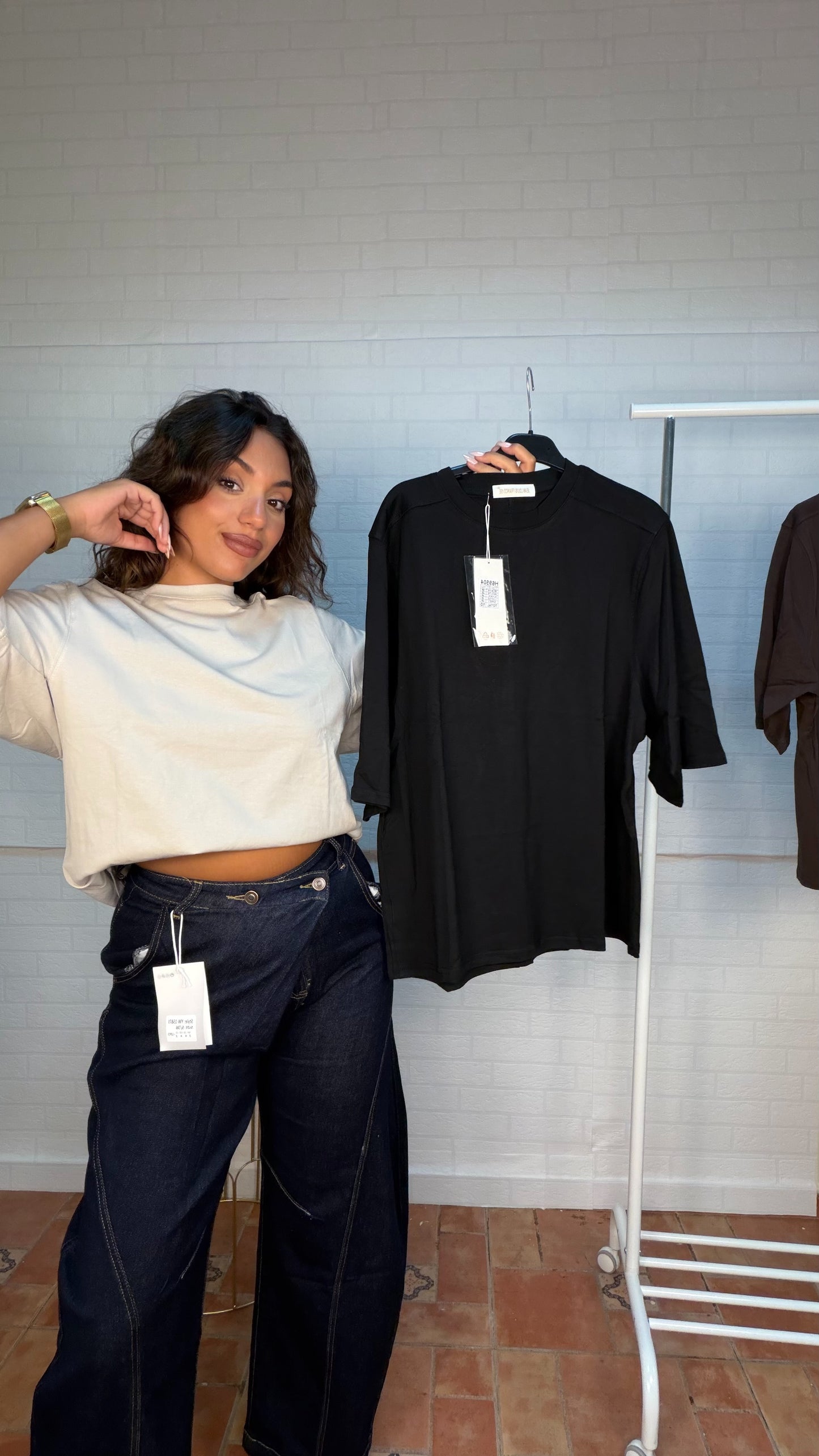 Camiseta Over Zara
