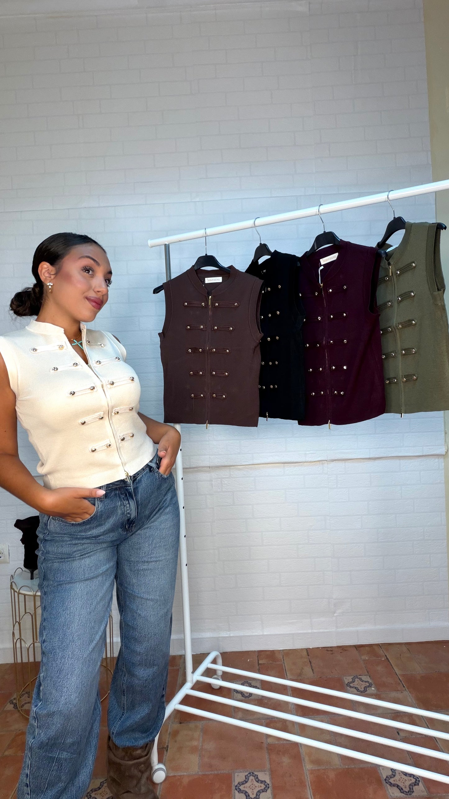 Chaleco Zara Botones