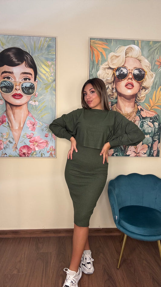 Vestido de dos piezas