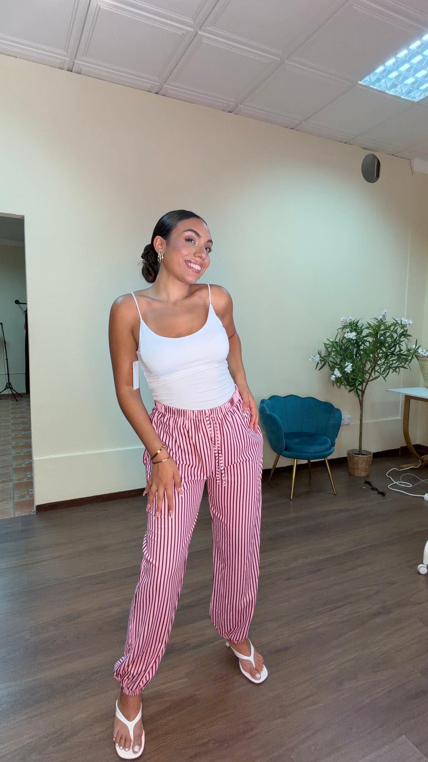 Pantalón rayas viral