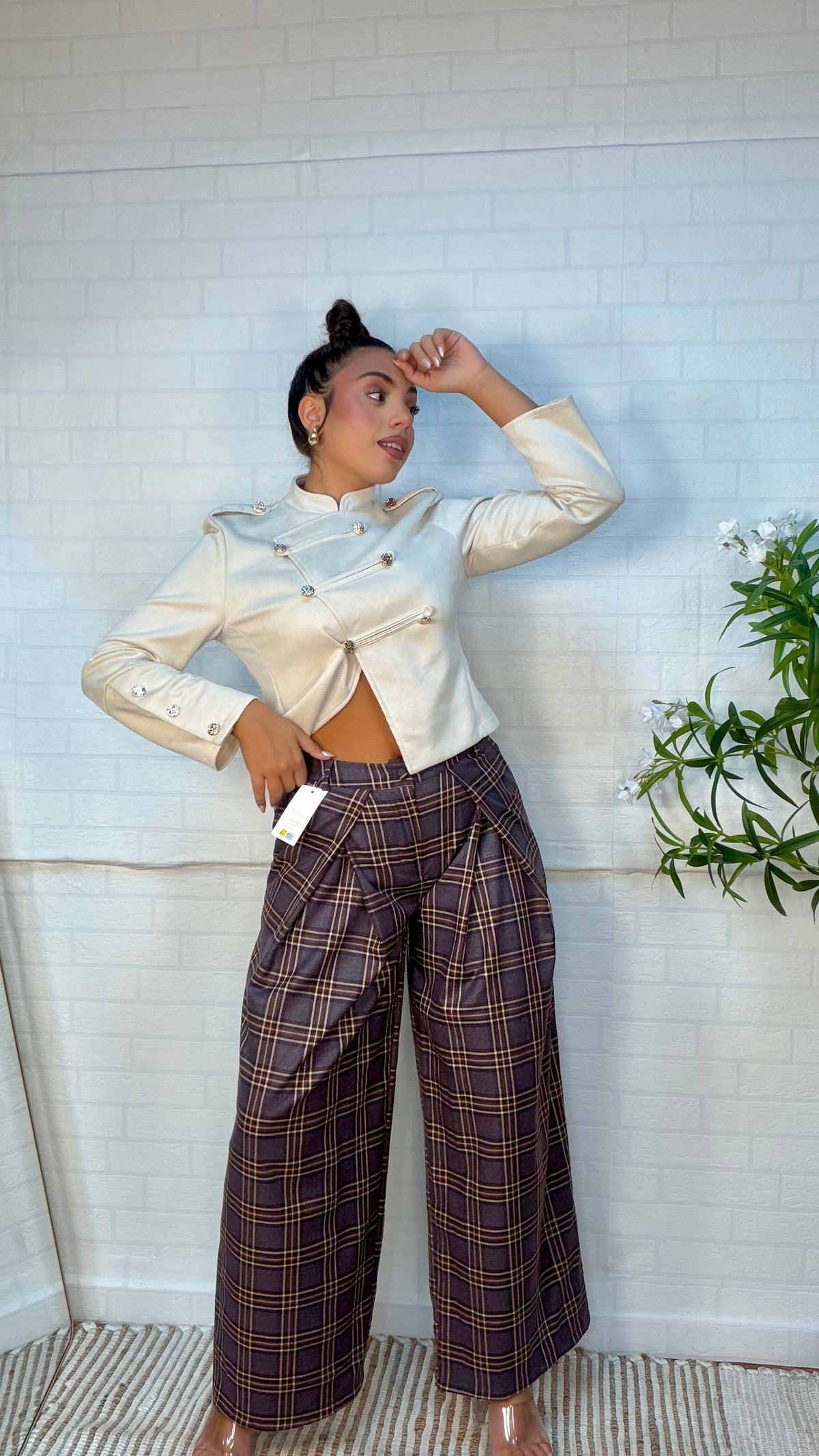 Pantalón de cuadros
