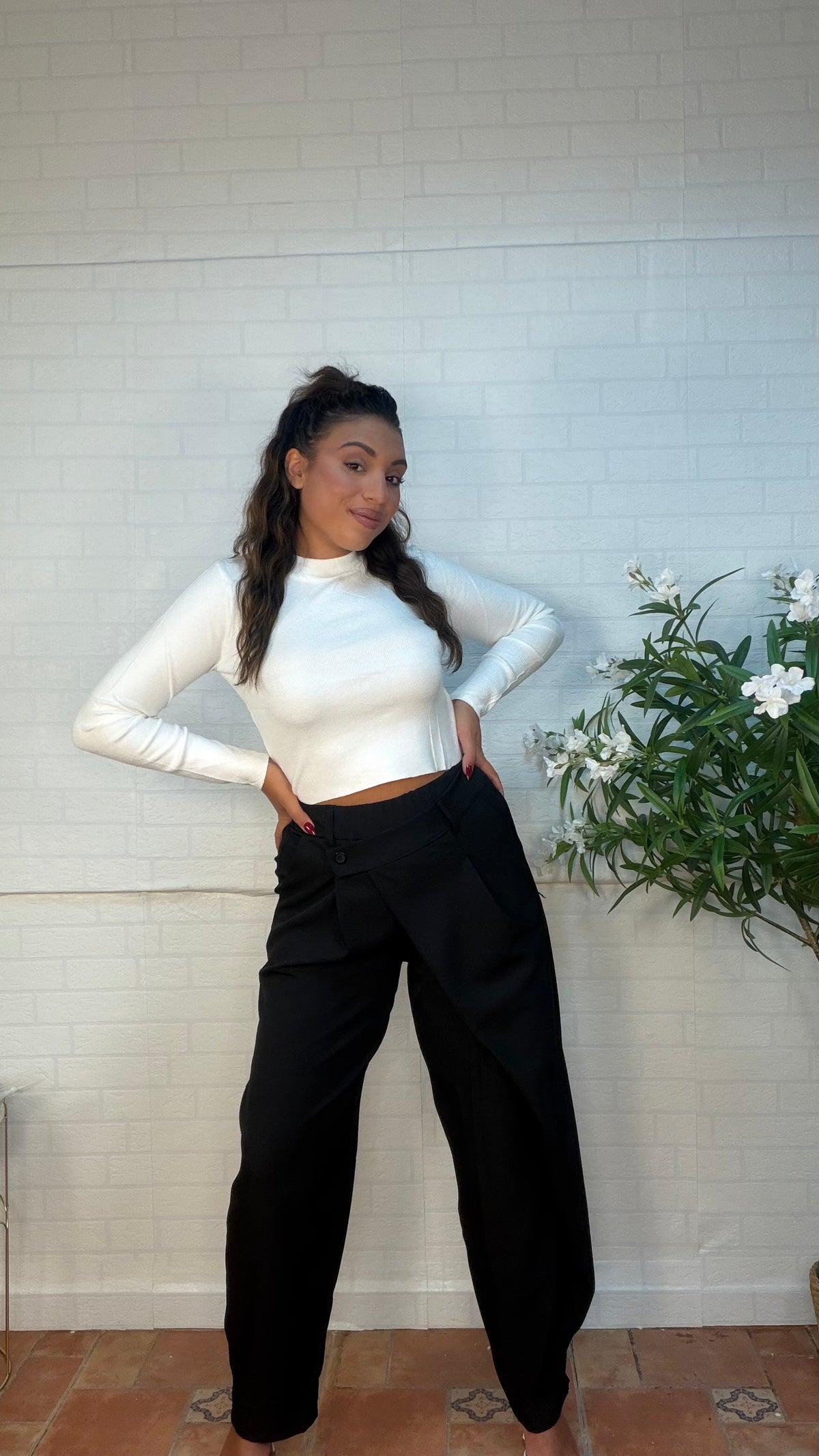 Pantalón capa pinza