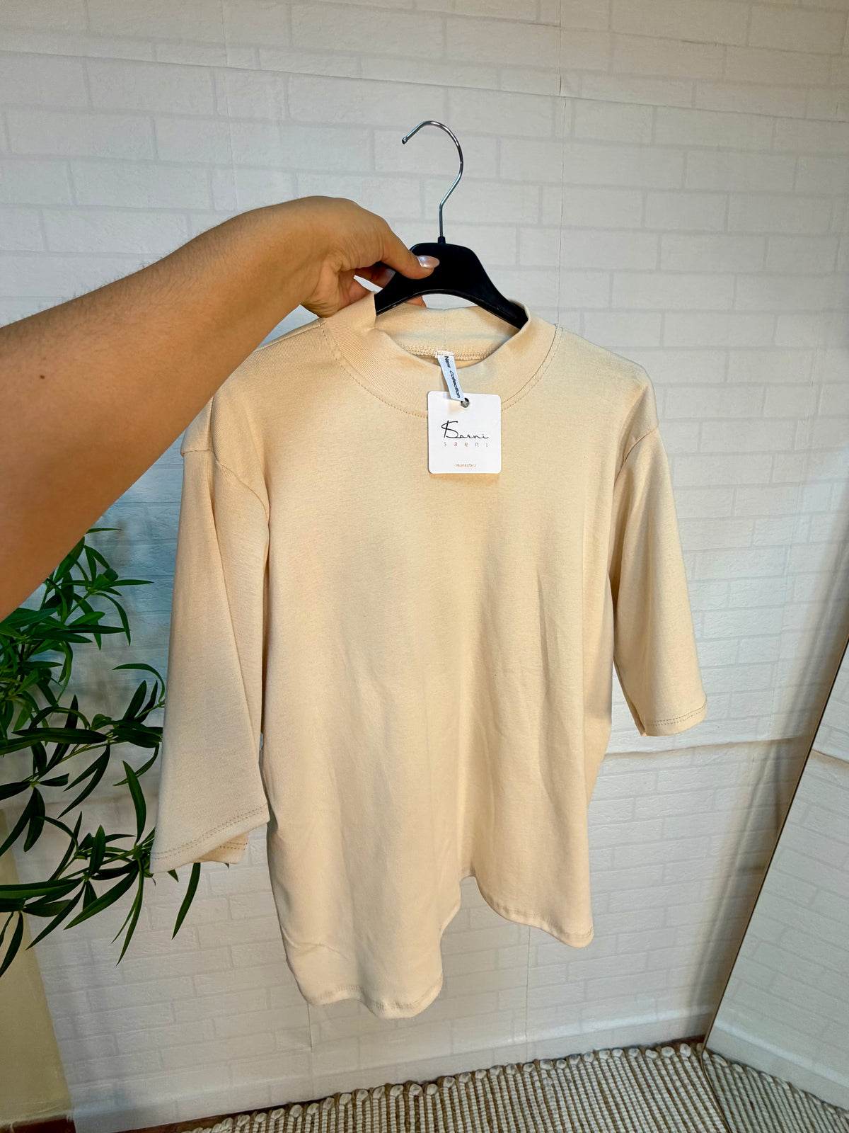 Camiseta algodón Zara