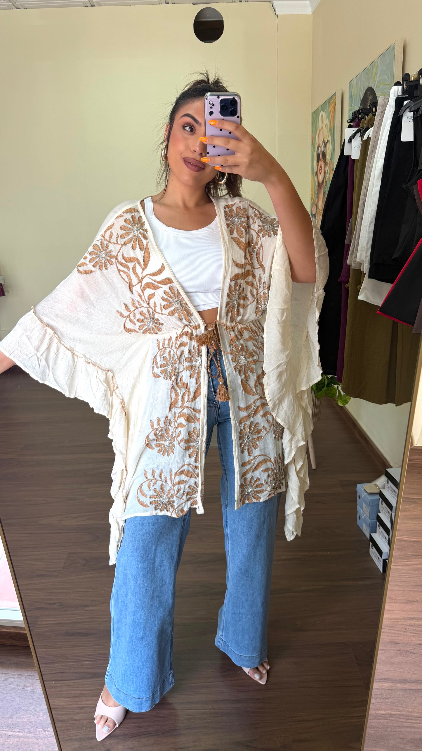 Kaftan bordado