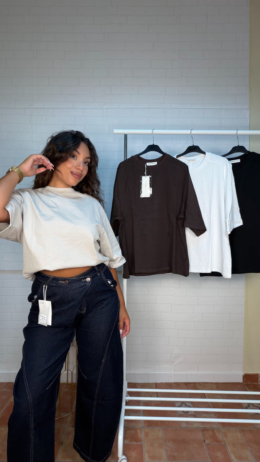 Camiseta Over Zara