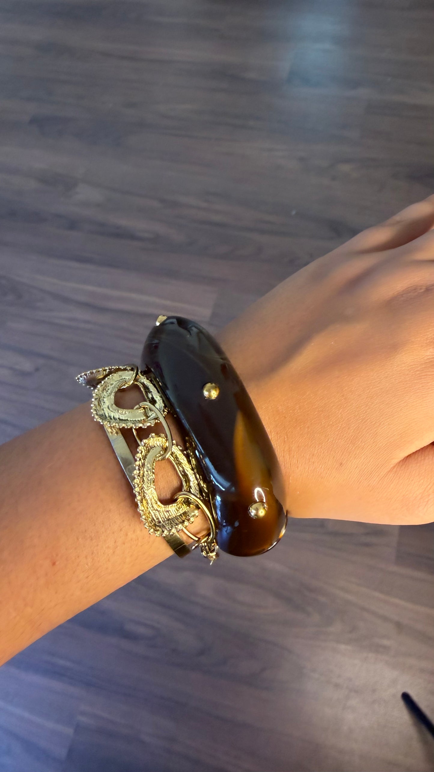 Pulsera Parfu marrón