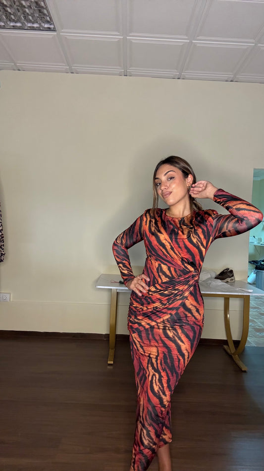 Vestido tigresa