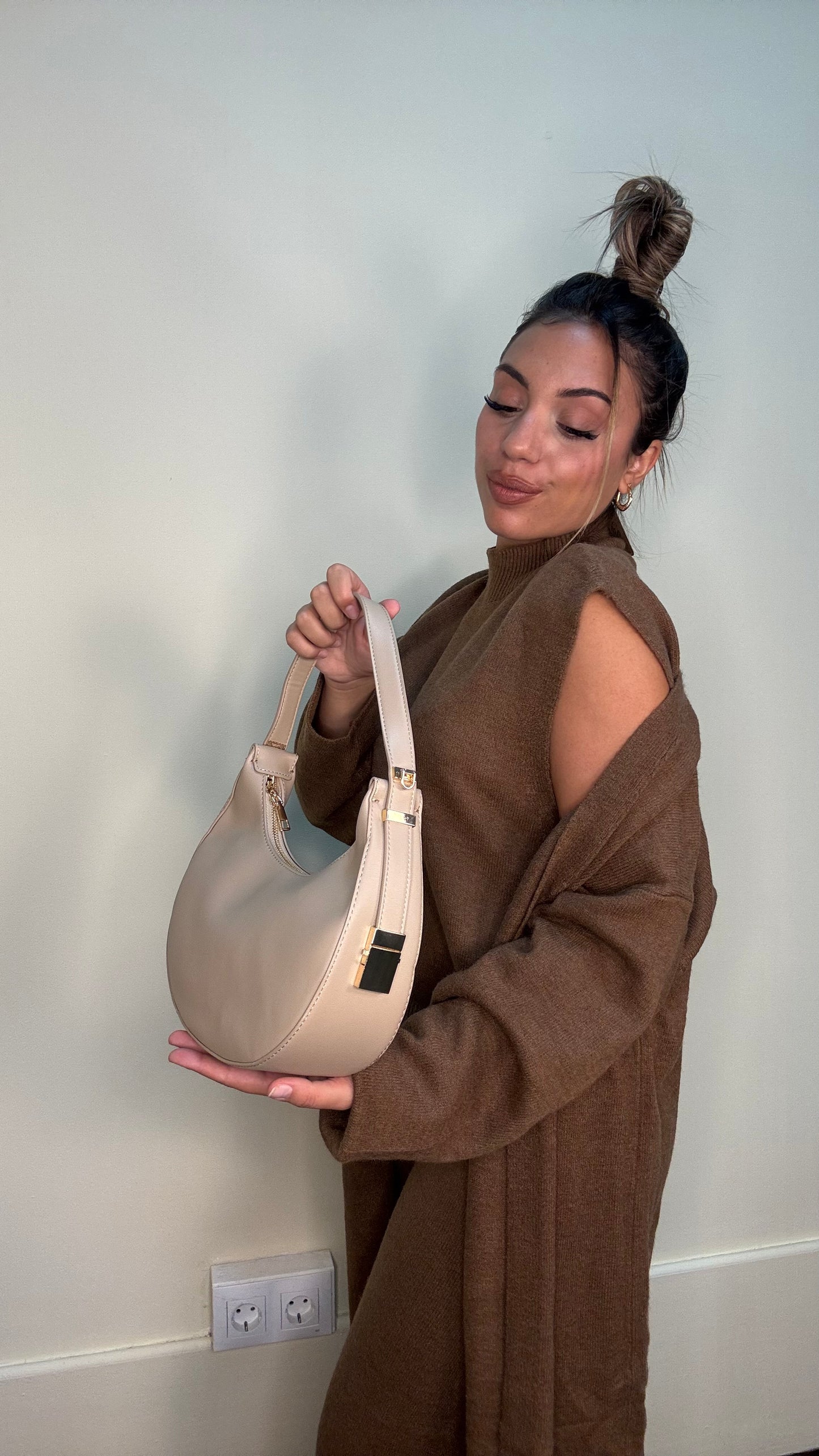 Bolso media luna
