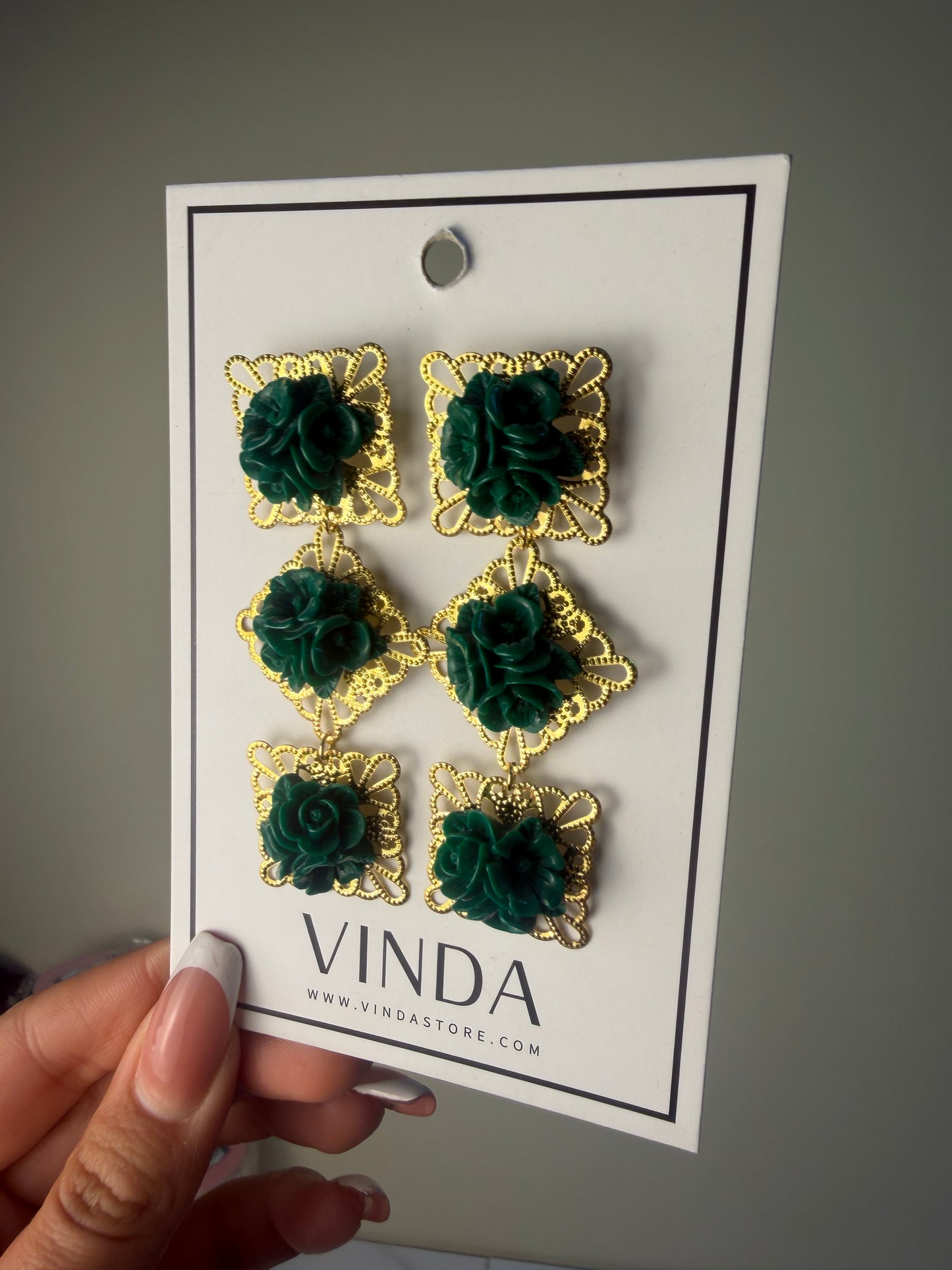 Pendientes Esmeralda