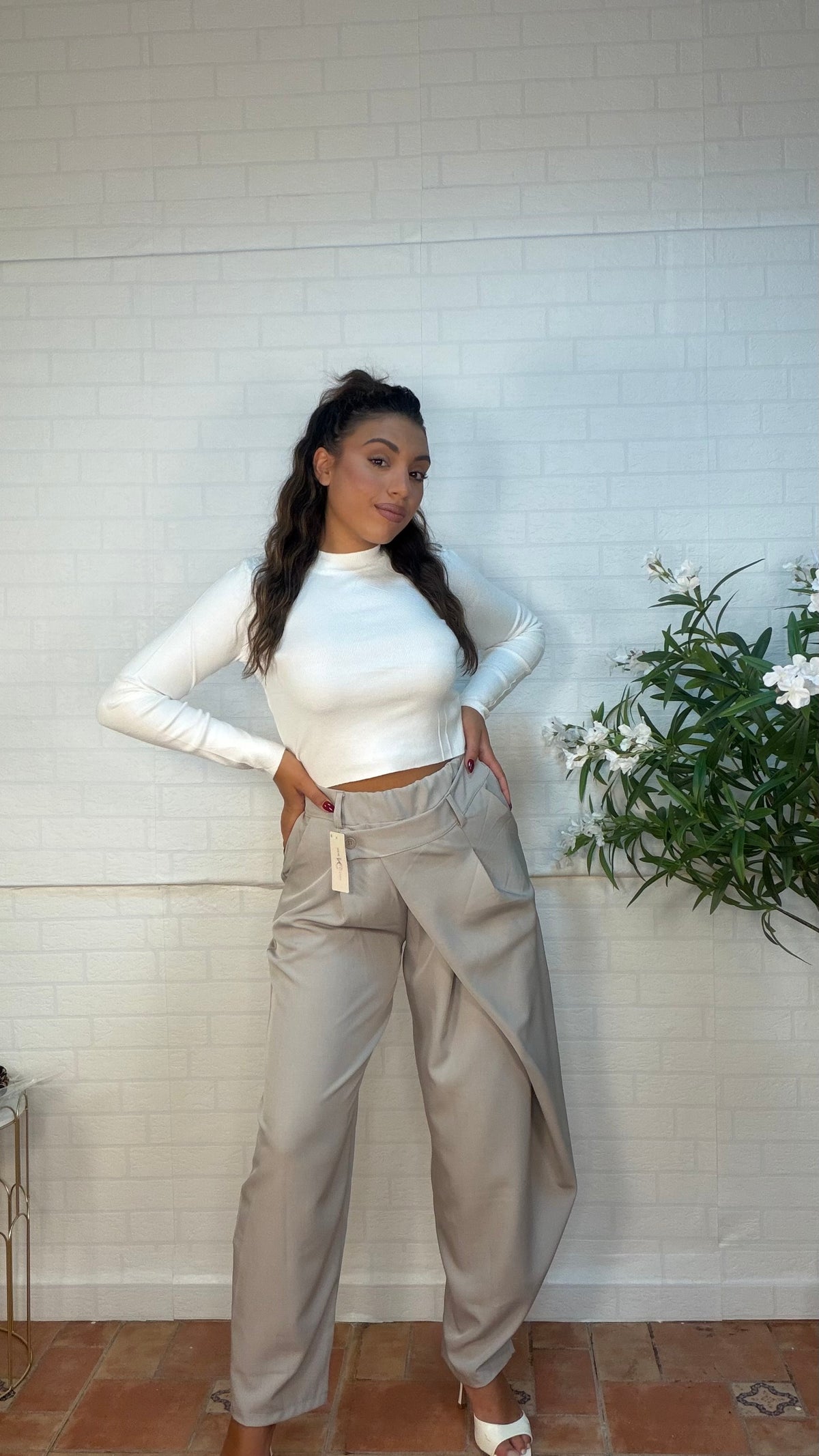 Pantalón capa pinza