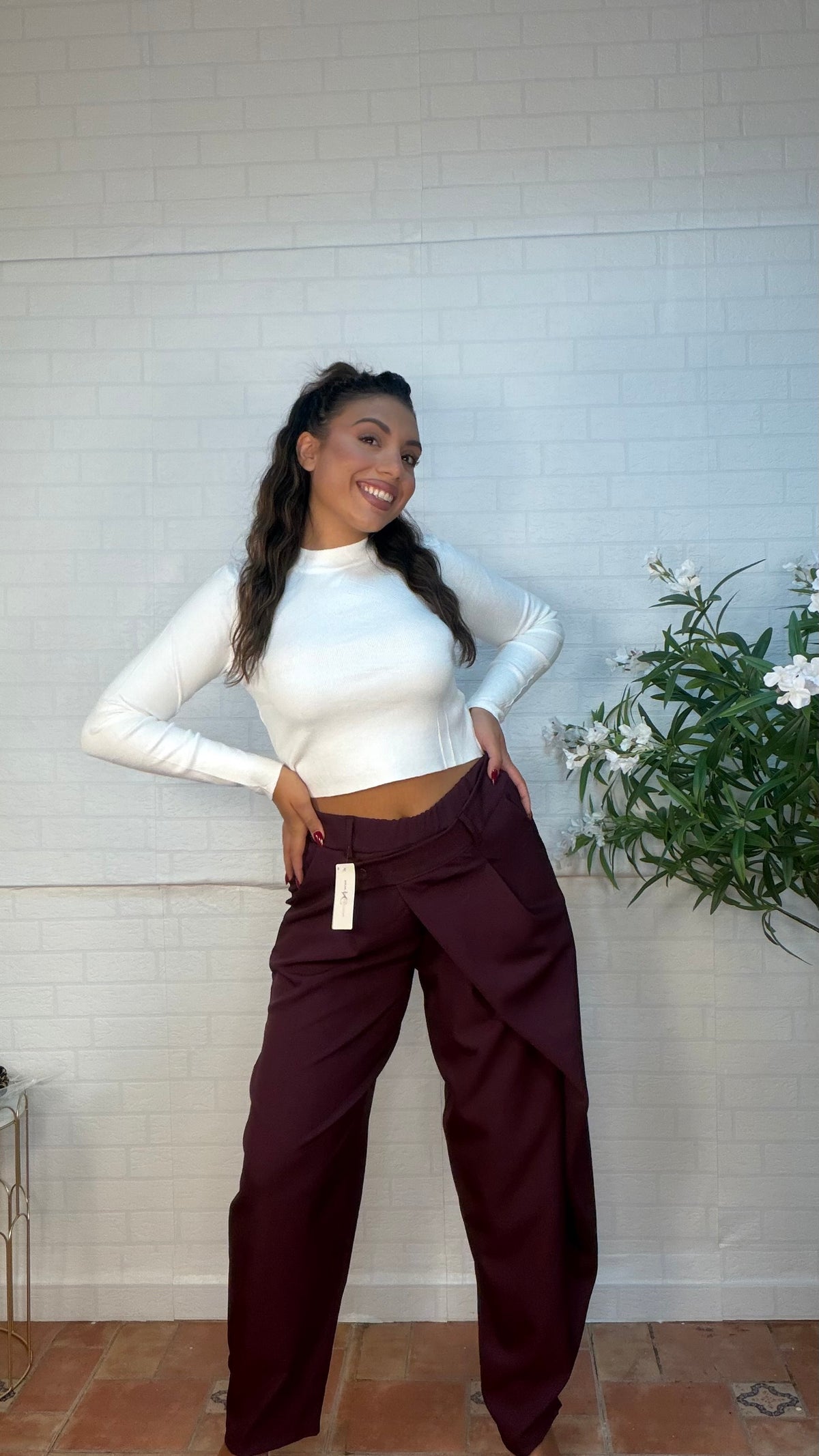 Pantalón capa pinza