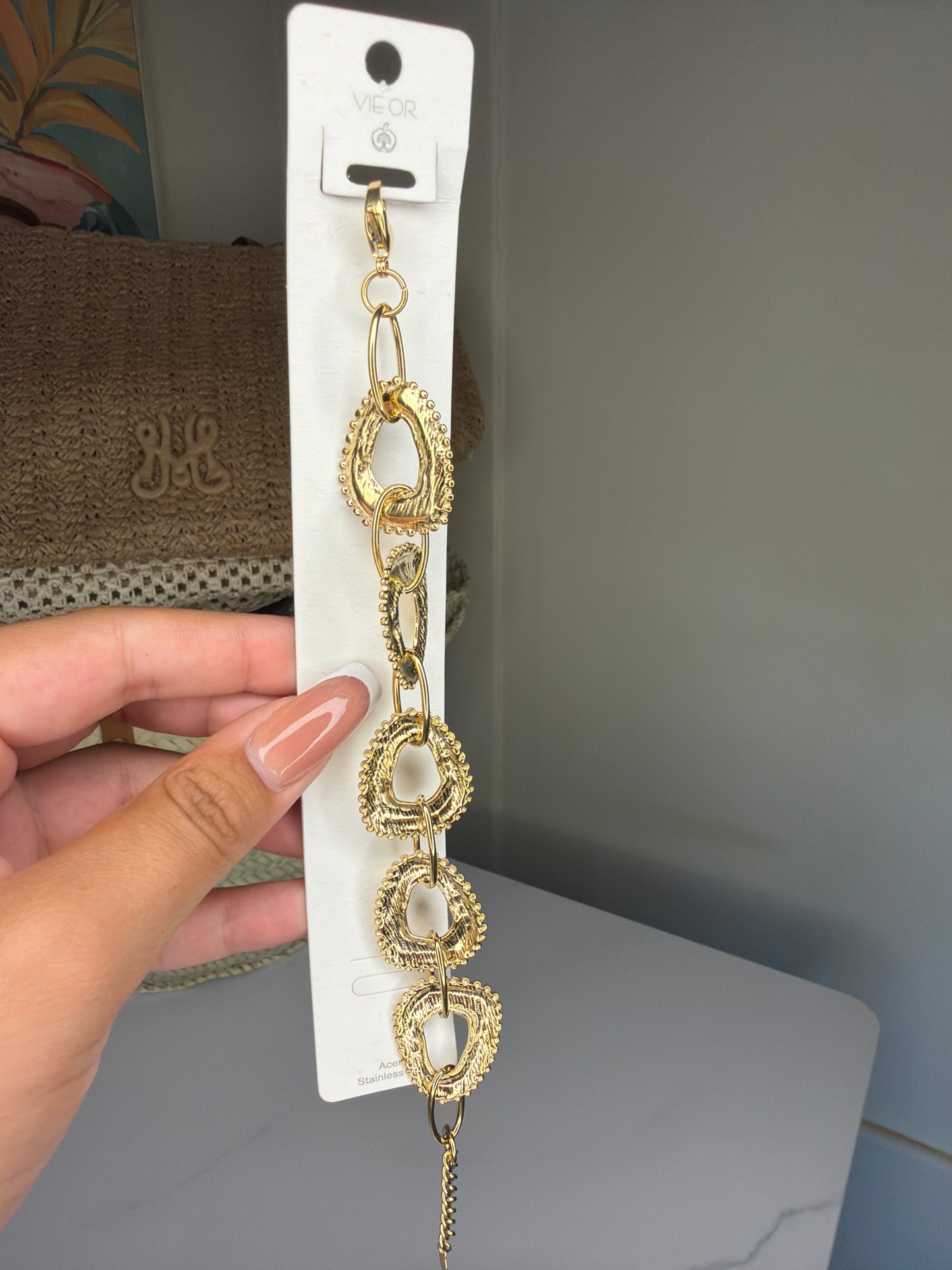 Pulsera calidad textura