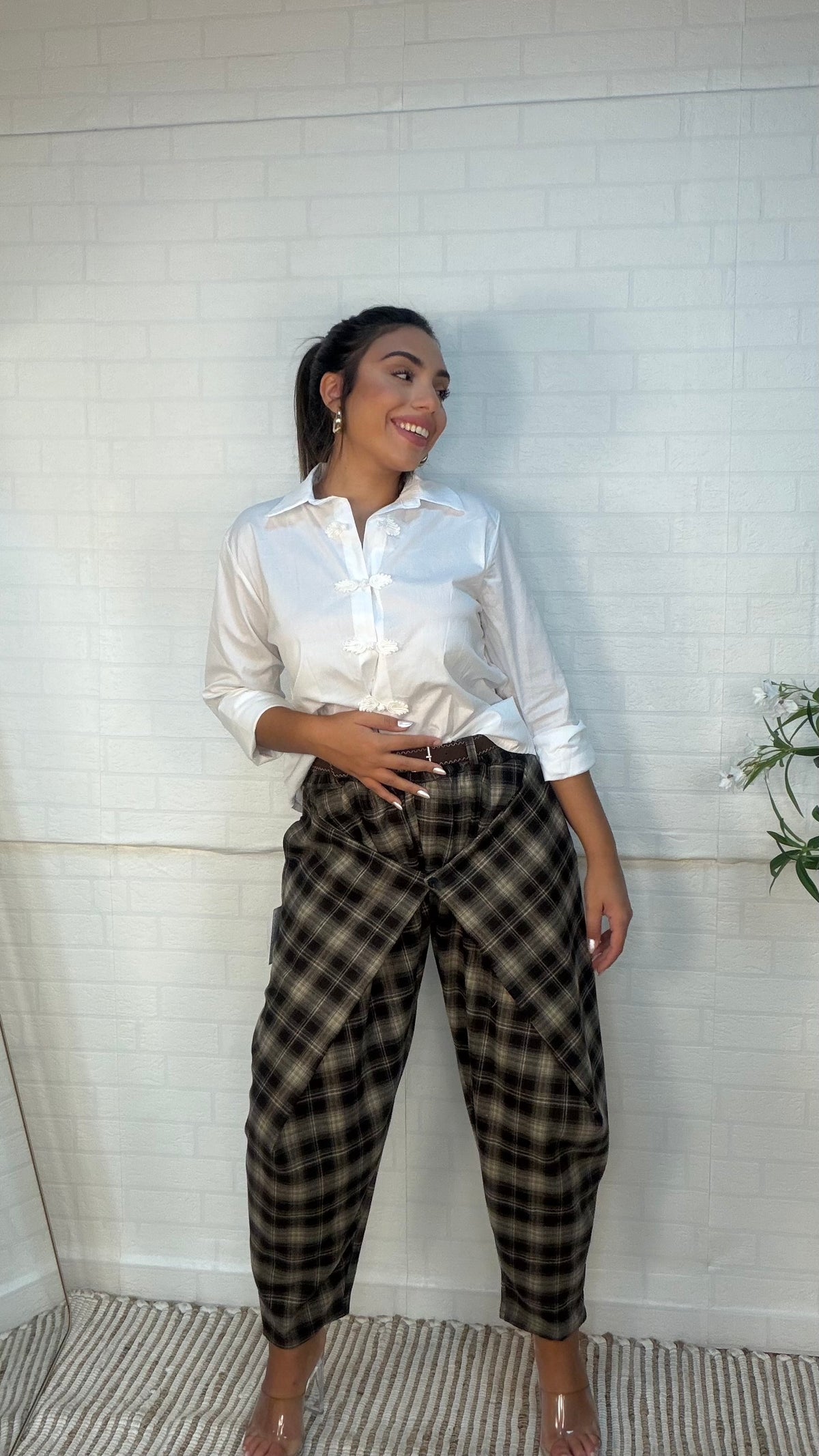 Pantalón cuadros calidad