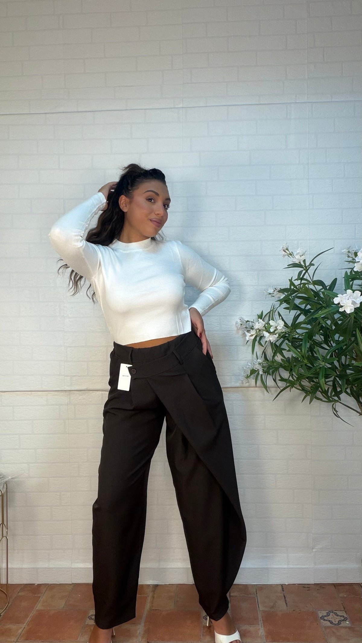 Pantalón capa pinza