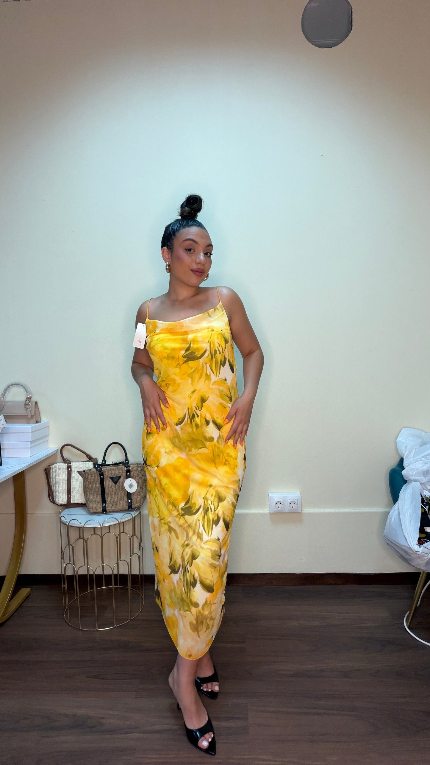 Vestido Tul Flores