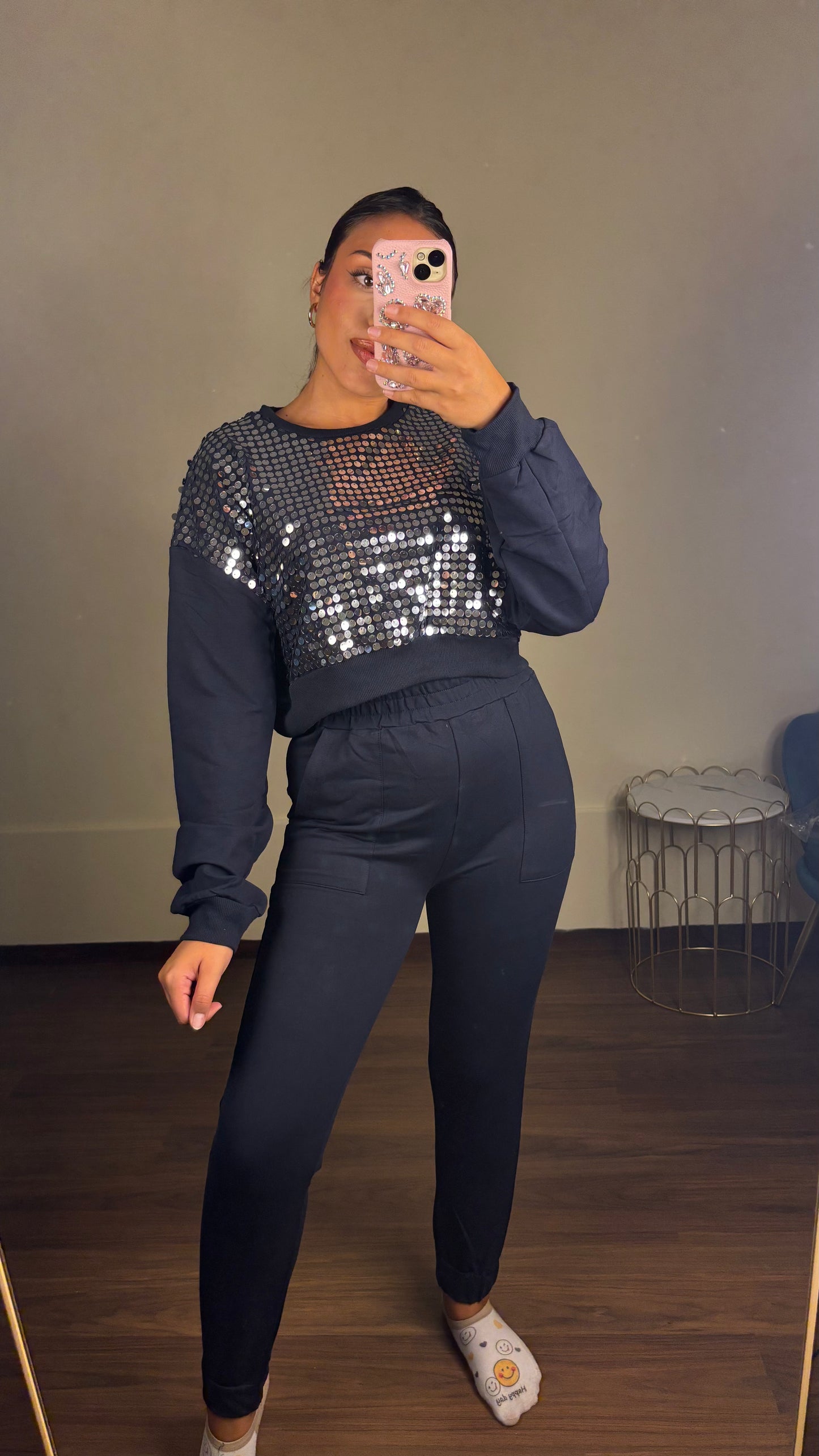 Conjunto lentejuelas
